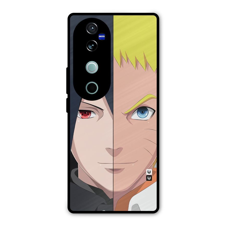Naruto and Sasuke Metal Back Case for Vivo V40