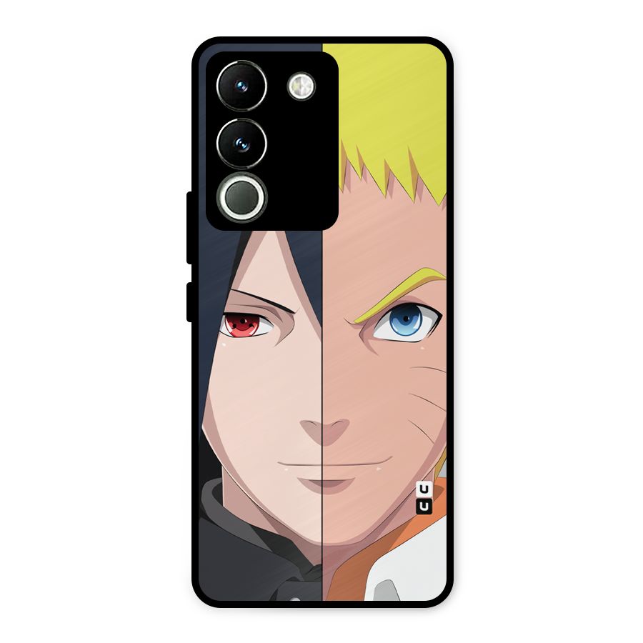 Naruto and Sasuke Metal Back Case for Vivo Y200