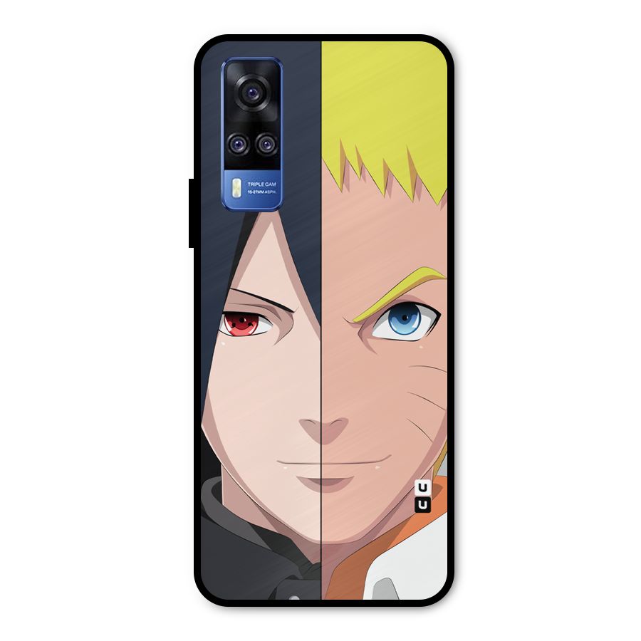 Naruto and Sasuke Metal Back Case for Vivo Y51A