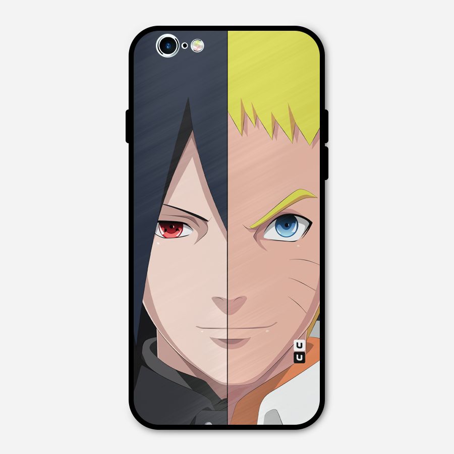 Naruto and Sasuke Metal Back Case for iPhone 6 6s