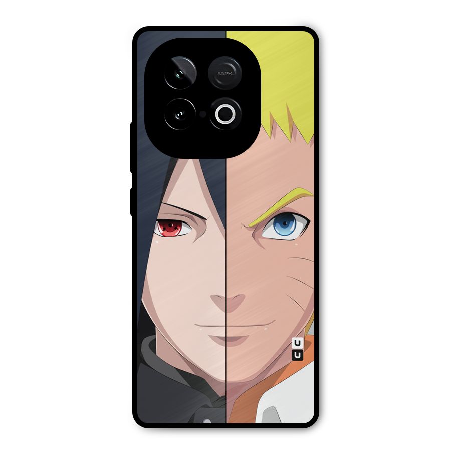Naruto and Sasuke Metal Back Case for iQOO Neo 10