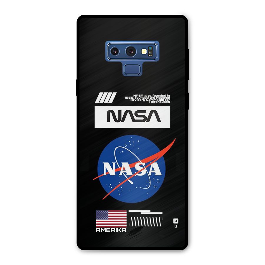 Nasa Zone Metal Back Case for Galaxy Note 9