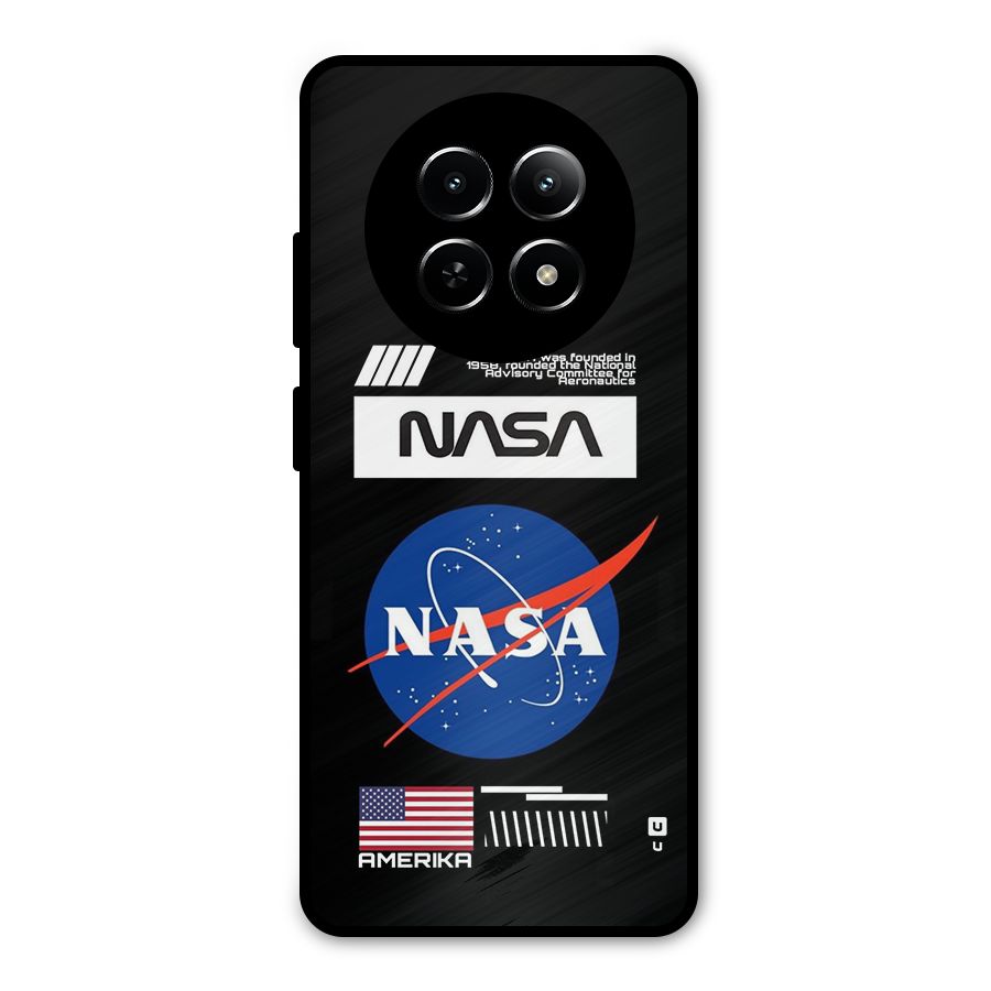 Nasa Zone Metal Back Case for Realme Narzo N65