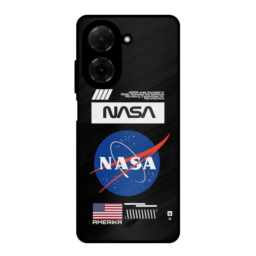 Nasa Zone Metal Back Case for Redmi A5 4G