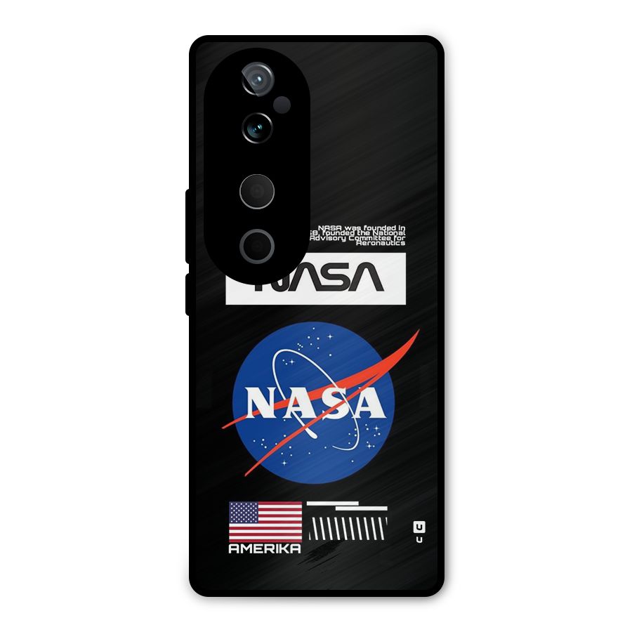 Nasa Zone Metal Back Case for Vivo T3 Ultra