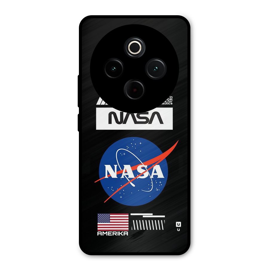 Nasa Zone Metal Back Case for Vivo T4