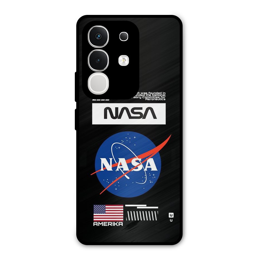 Nasa Zone Metal Back Case for Vivo T4x