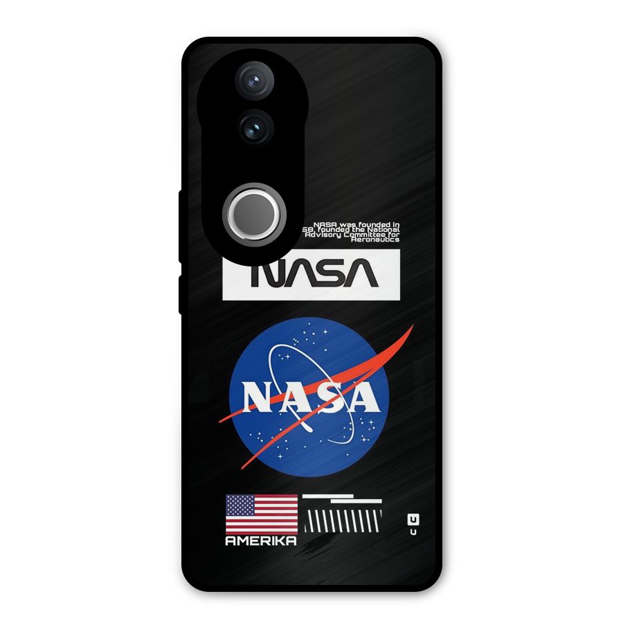 Nasa Zone Metal Back Case for Vivo V50