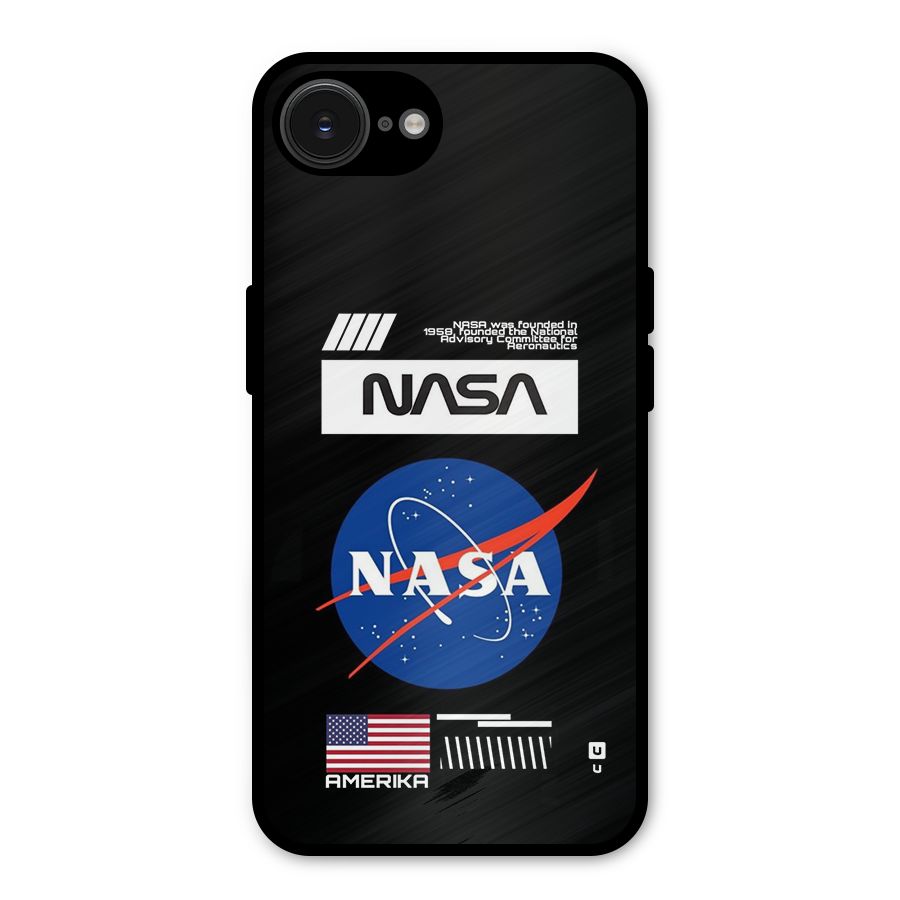 Nasa Zone Metal Back Case for iPhone 16e