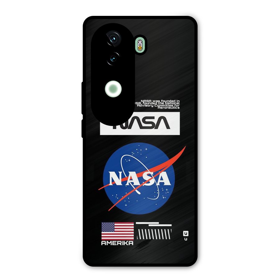 Nasa Zone Metal Back Case for iQOO Z9s