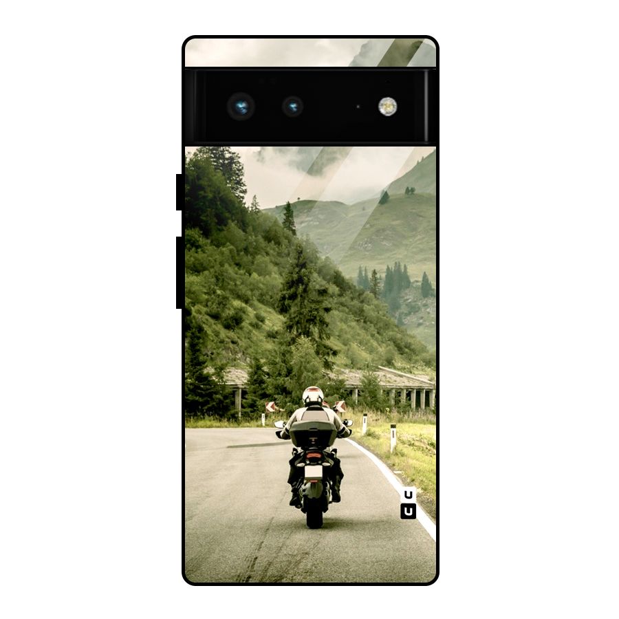 Nature Bike Glass Back Case for Google Pixel 6