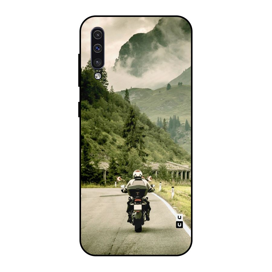 Nature Bike Metal Back Case for Galaxy A30s