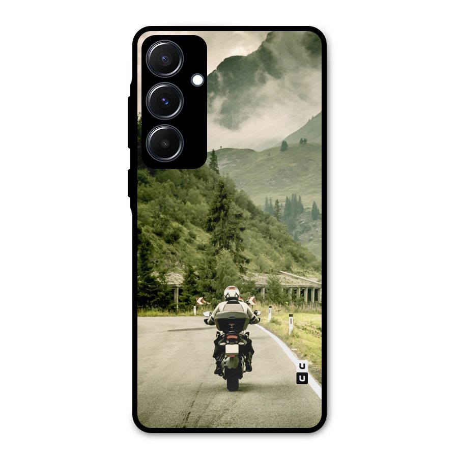 Nature Bike Metal Back Case for Galaxy A55