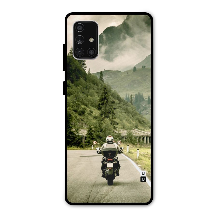 Nature Bike Metal Back Case for Galaxy A71