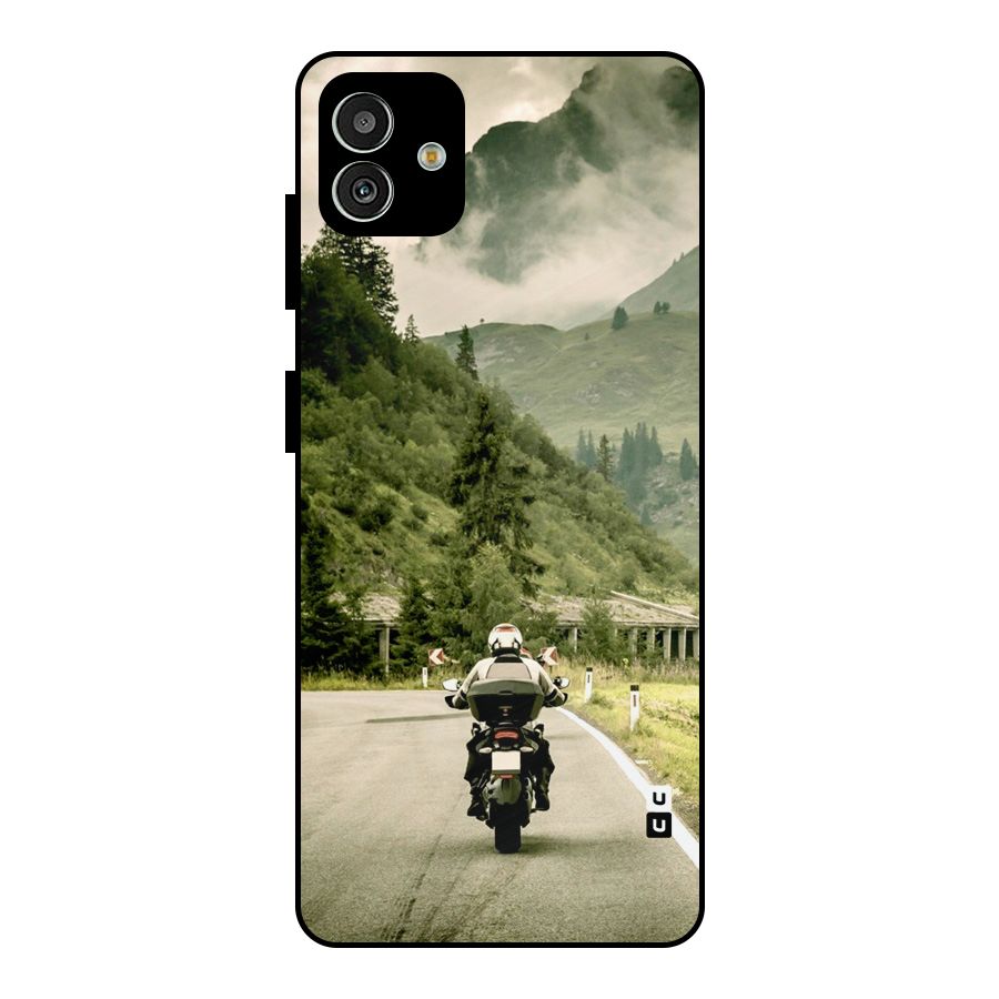 Nature Bike Metal Back Case for Galaxy M13 5G