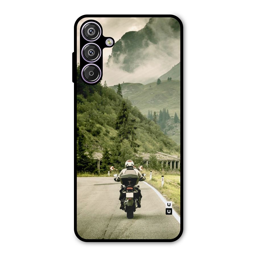 Nature Bike Metal Back Case for Galaxy M15