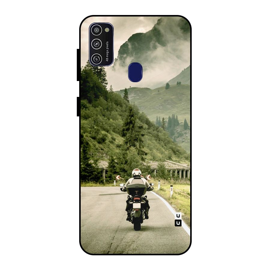 Nature Bike Metal Back Case for Galaxy M21