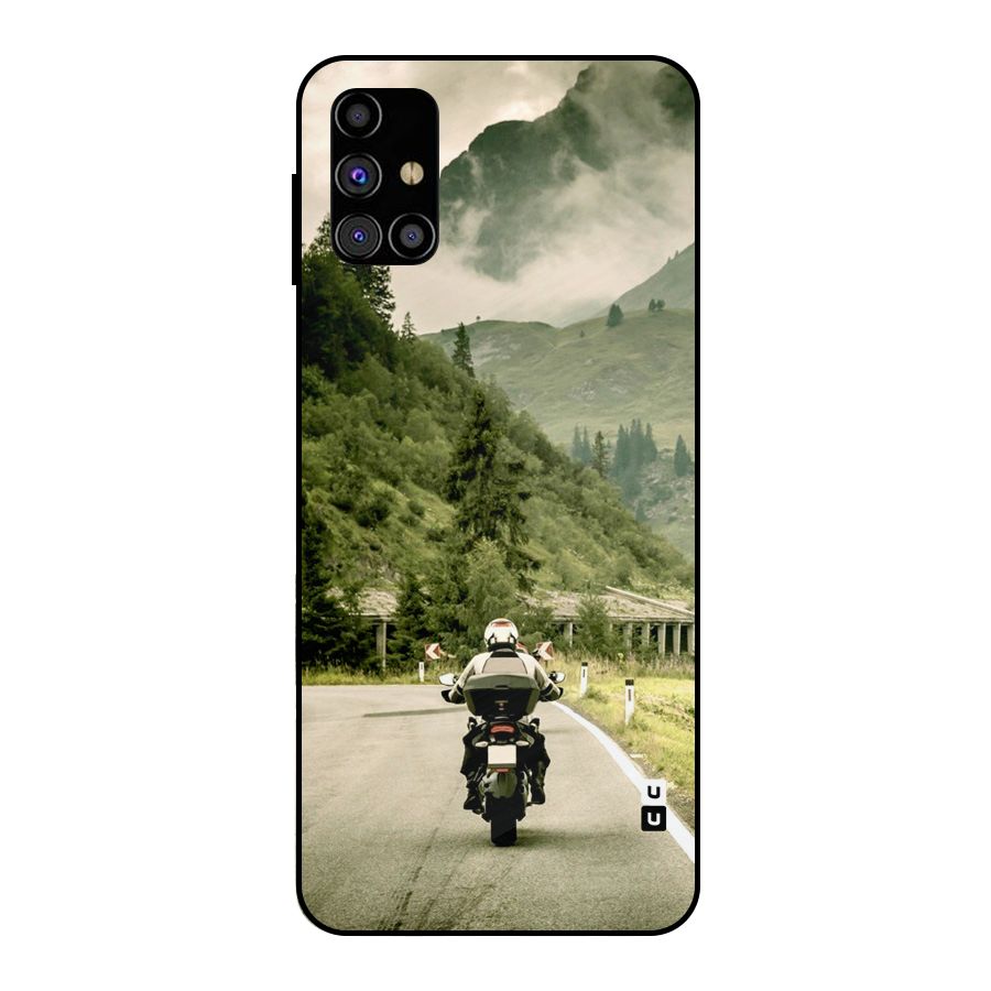 Nature Bike Metal Back Case for Galaxy M31s
