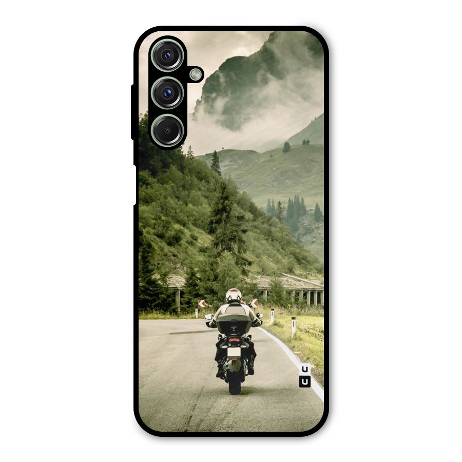 Nature Bike Metal Back Case for Galaxy M34