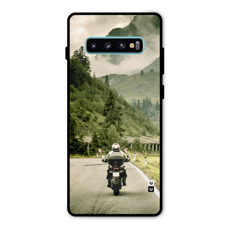 Nature Bike Metal Back Case for Galaxy S10 Plus