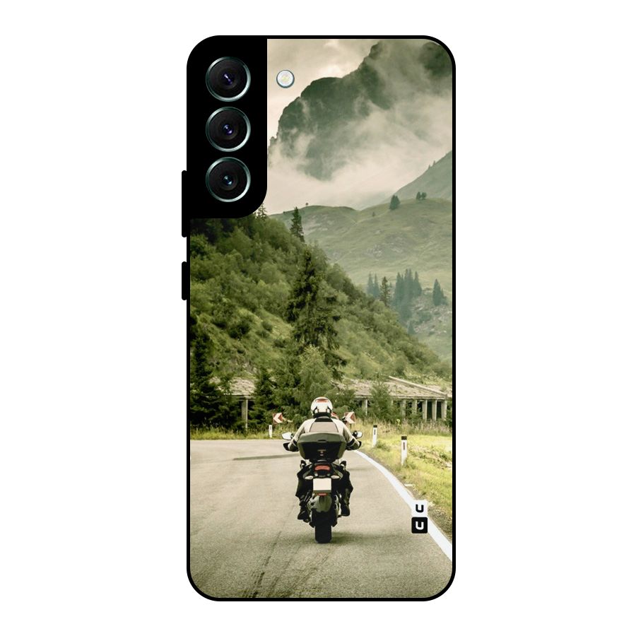 Nature Bike Metal Back Case for Galaxy S22 Plus 5G