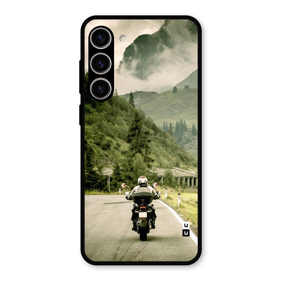 Nature Bike Metal Back Case for Galaxy S23 Plus