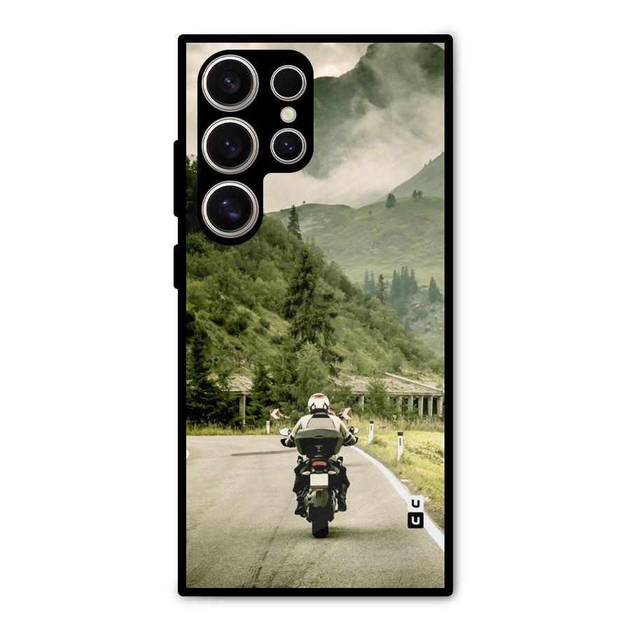 Nature Bike Metal Back Case for Galaxy S24 Ultra