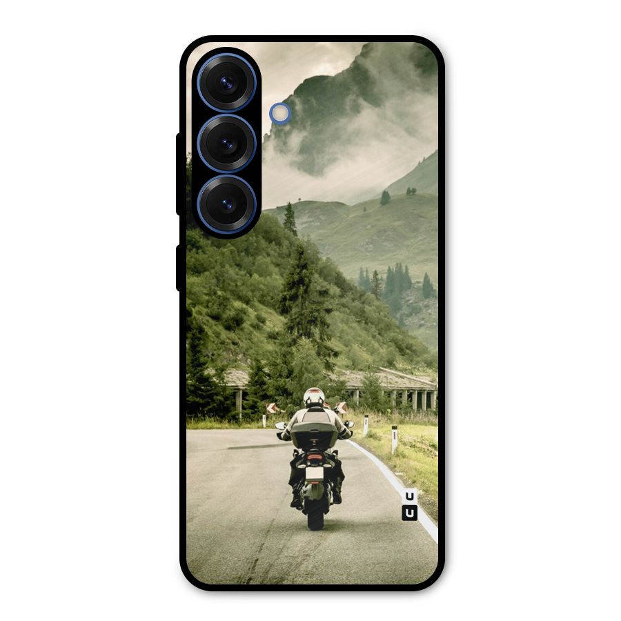 Nature Bike Metal Back Case for Galaxy S25