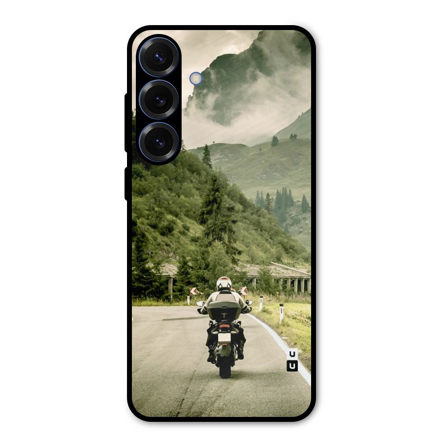 Nature Bike Metal Back Case for Galaxy S25 Plus