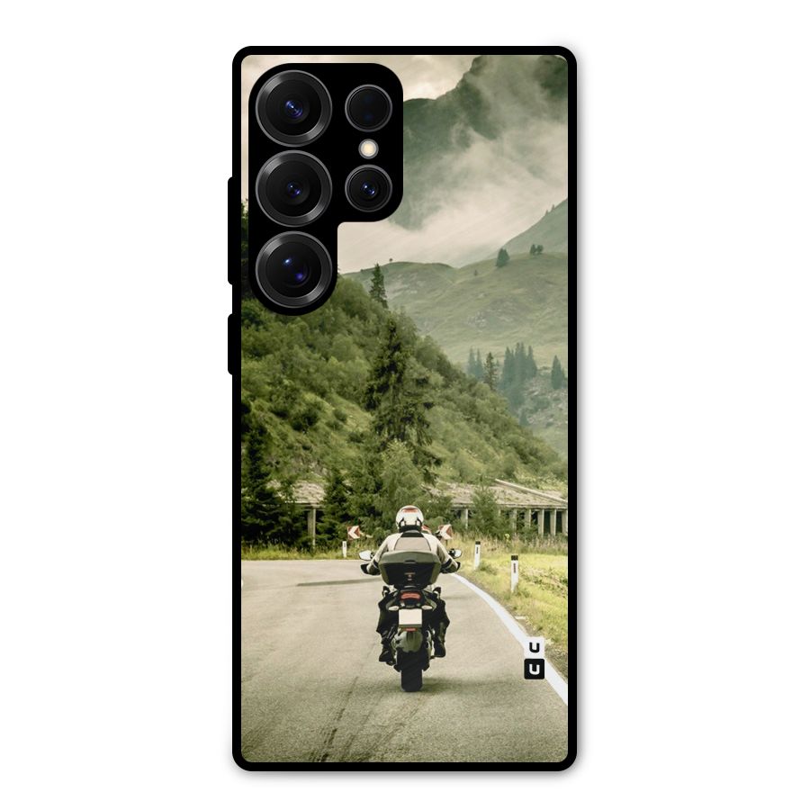 Nature Bike Metal Back Case for Galaxy S25 Ultra
