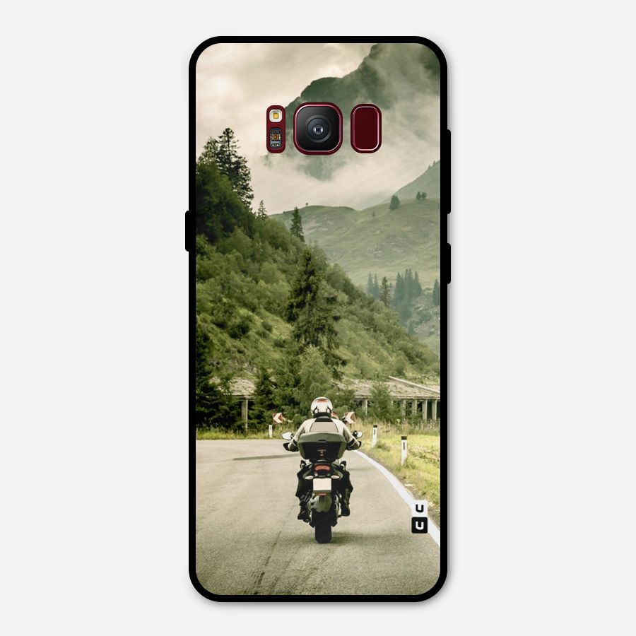 Nature Bike Metal Back Case for Galaxy S8