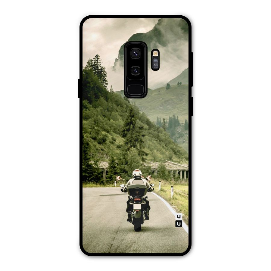 Nature Bike Metal Back Case for Galaxy S9 Plus