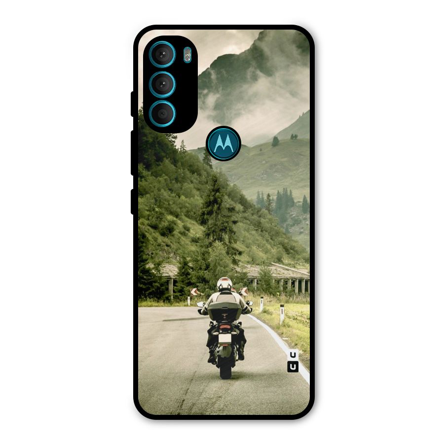 Nature Bike Metal Back Case for Moto G71 5G