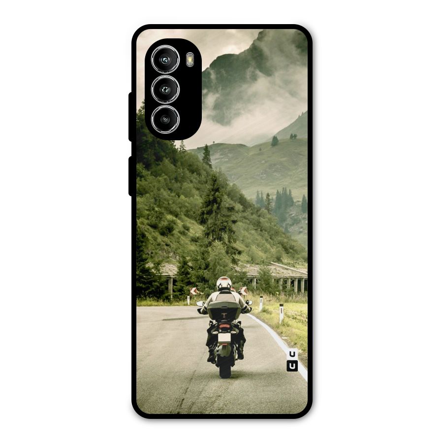 Nature Bike Metal Back Case for Moto G82