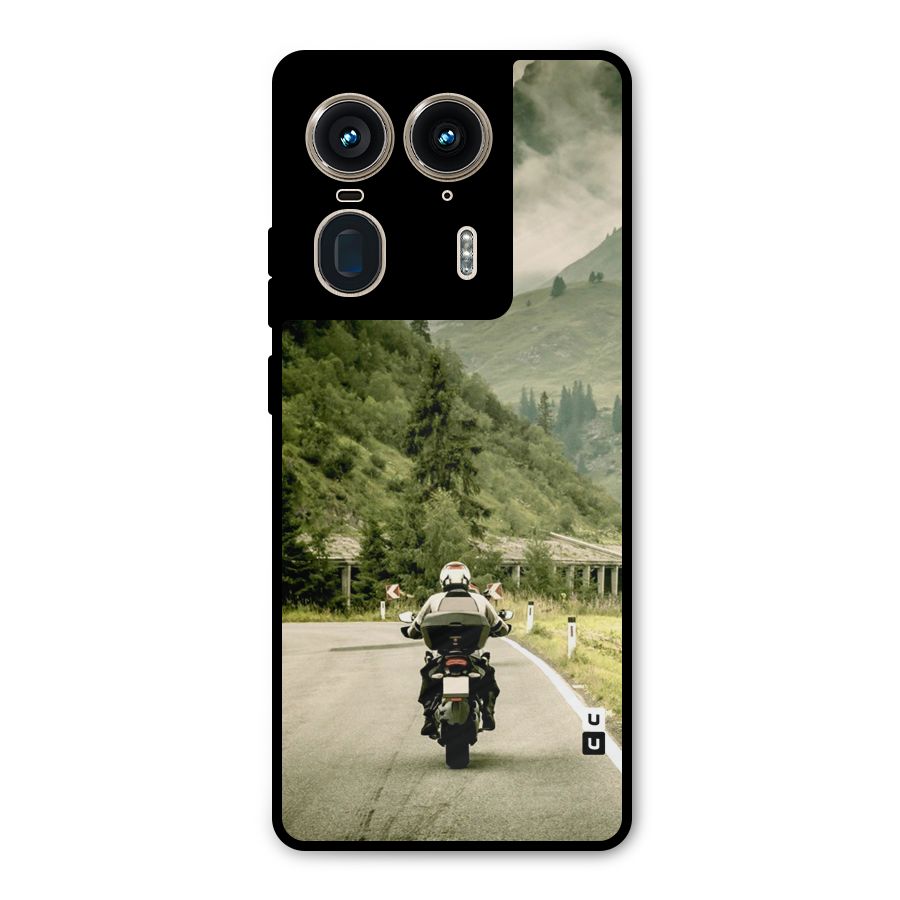Nature Bike Metal Back Case for Motorola Edge 50 Ultra