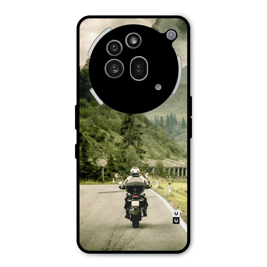 Nature Bike Metal Back Case for Nothing Phone 3a Pro