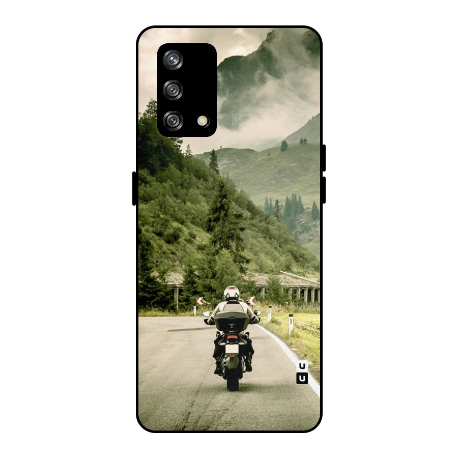 Nature Bike Metal Back Case for Oppo F19