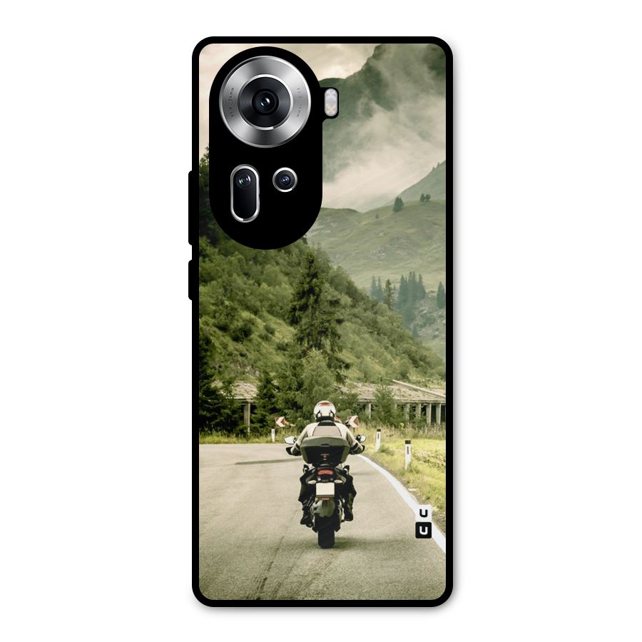 Nature Bike Metal Back Case for Oppo Reno11 5G