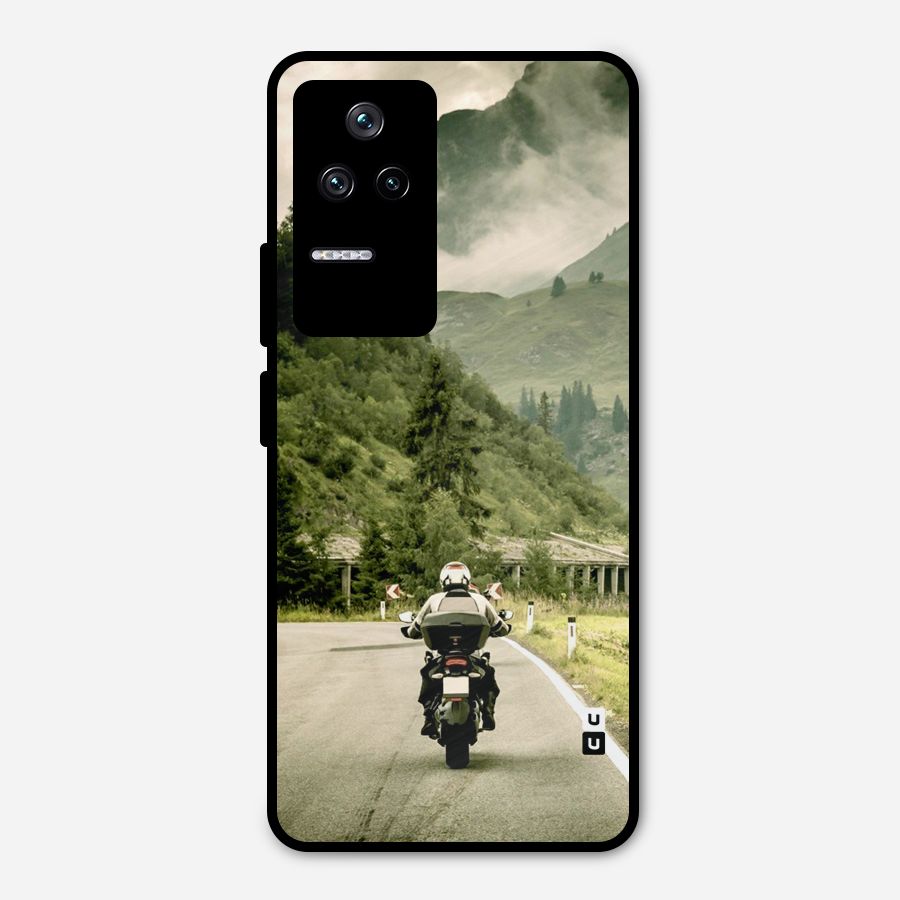Nature Bike Metal Back Case for Poco F4 5G