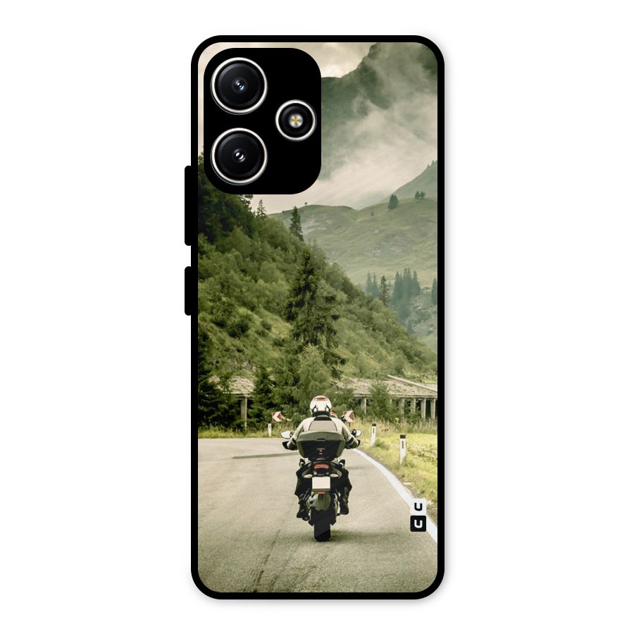 Nature Bike Metal Back Case for Poco M6 Pro