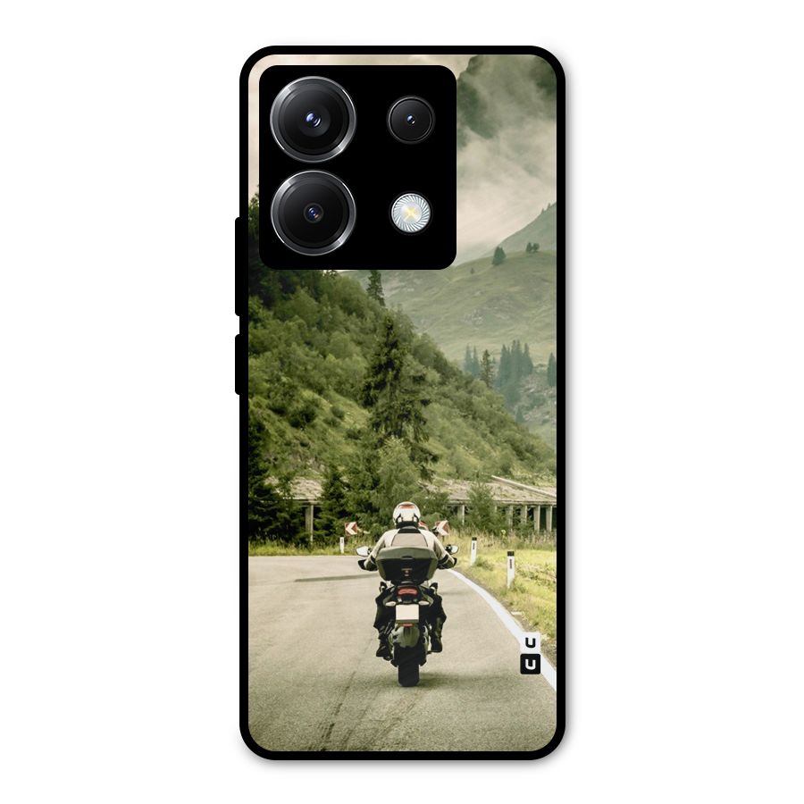 Nature Bike Metal Back Case for Poco X6