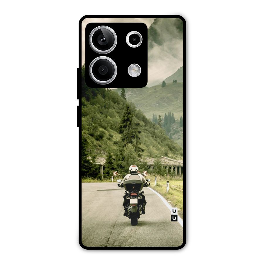 Nature Bike Metal Back Case for Redmi Note 13 5G
