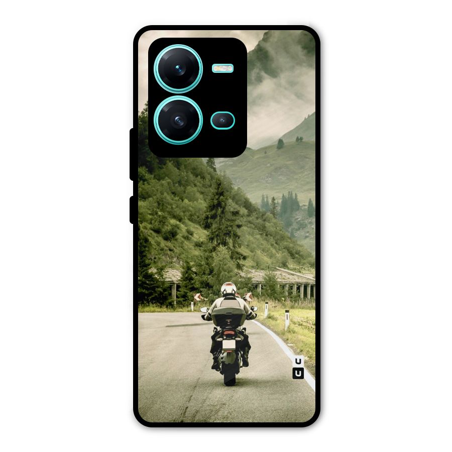 Nature Bike Metal Back Case for Vivo V25