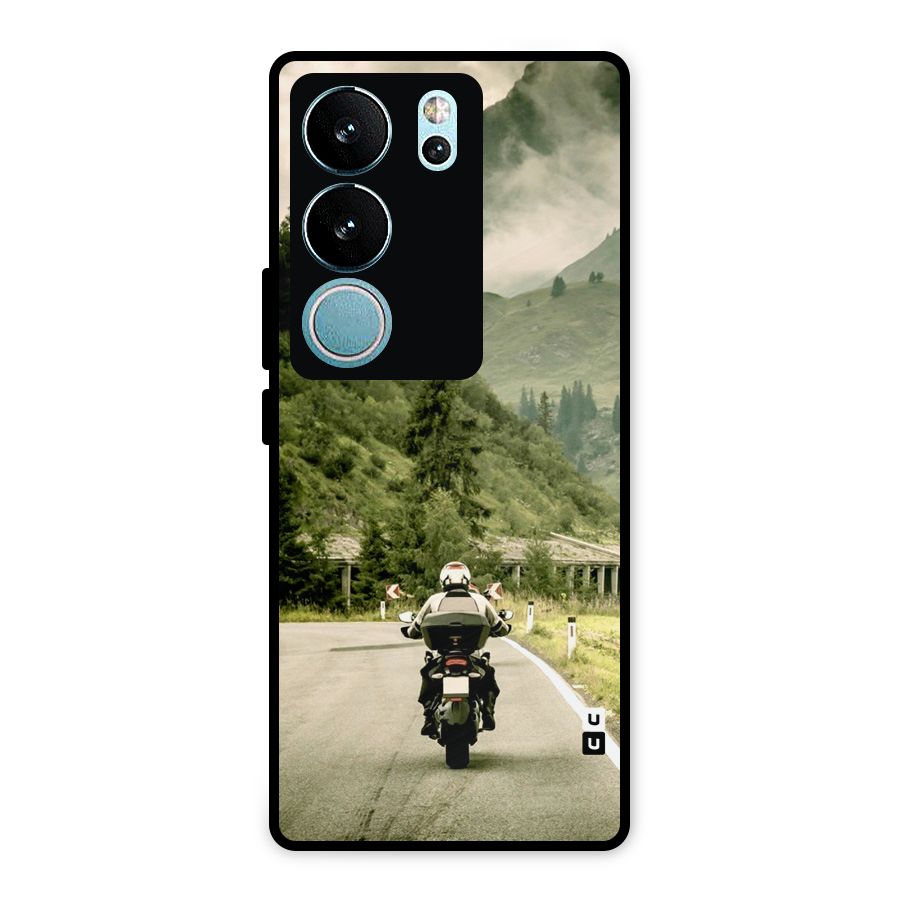 Nature Bike Metal Back Case for Vivo V29 Pro