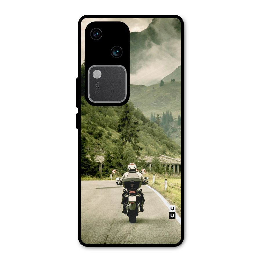 Nature Bike Metal Back Case for Vivo V30