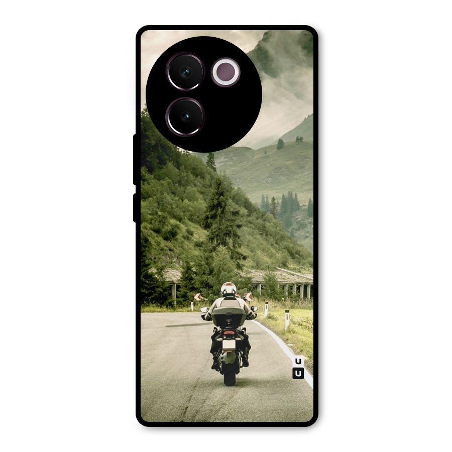 Nature Bike Metal Back Case for Vivo V30e