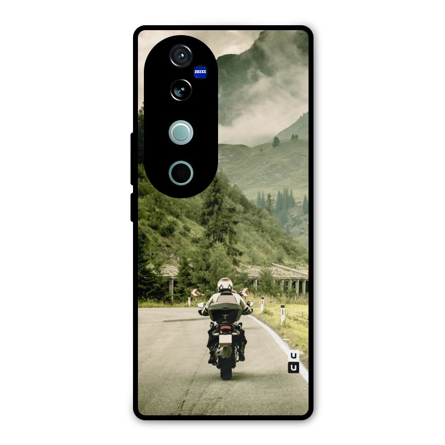 Nature Bike Metal Back Case for Vivo V40