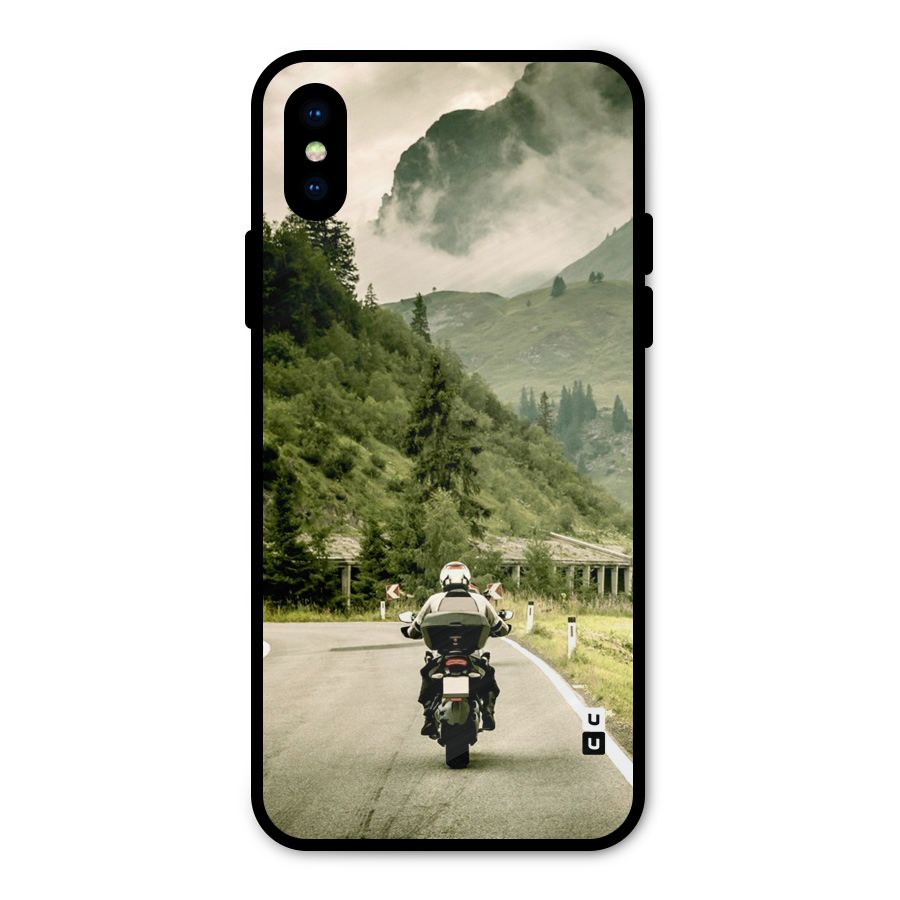 Nature Bike Metal Back Case for iPhone X