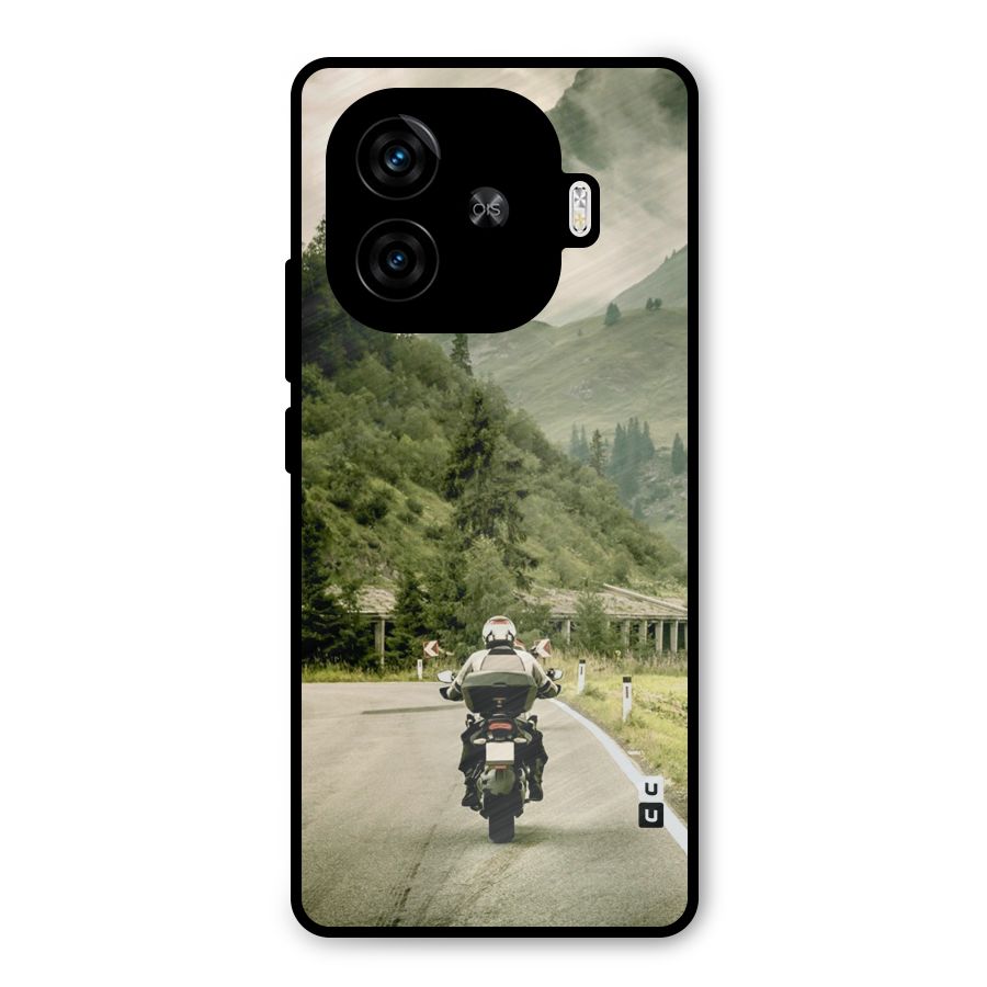 Nature Bike Metal Back Case for iQOO Z9 Turbo