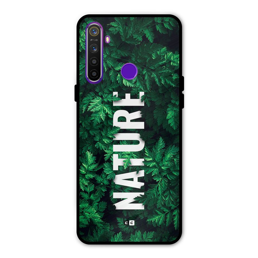 Nature Leaves Glass Back Case for Realme 5s